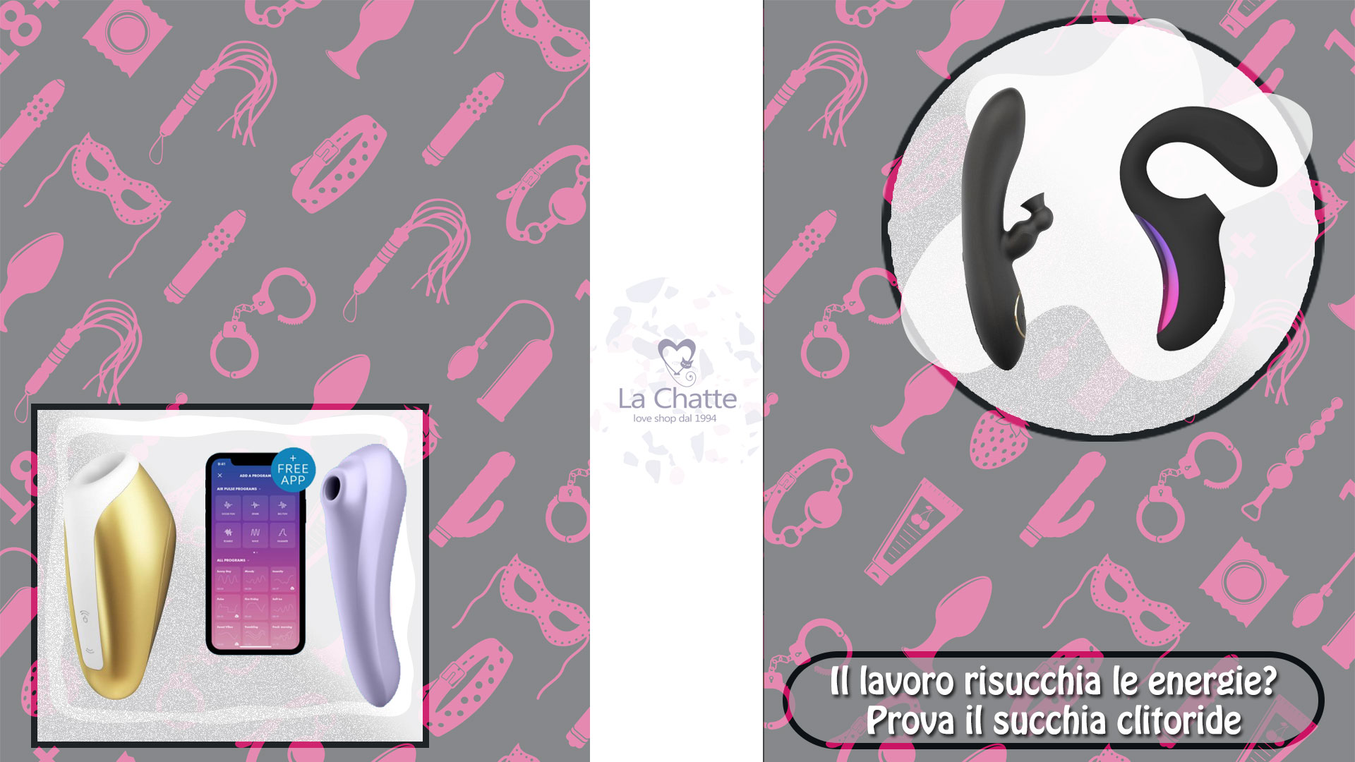 Il lavoro risucchia le energie? Prova il succhia clitoride - Sexy Shop  Verona